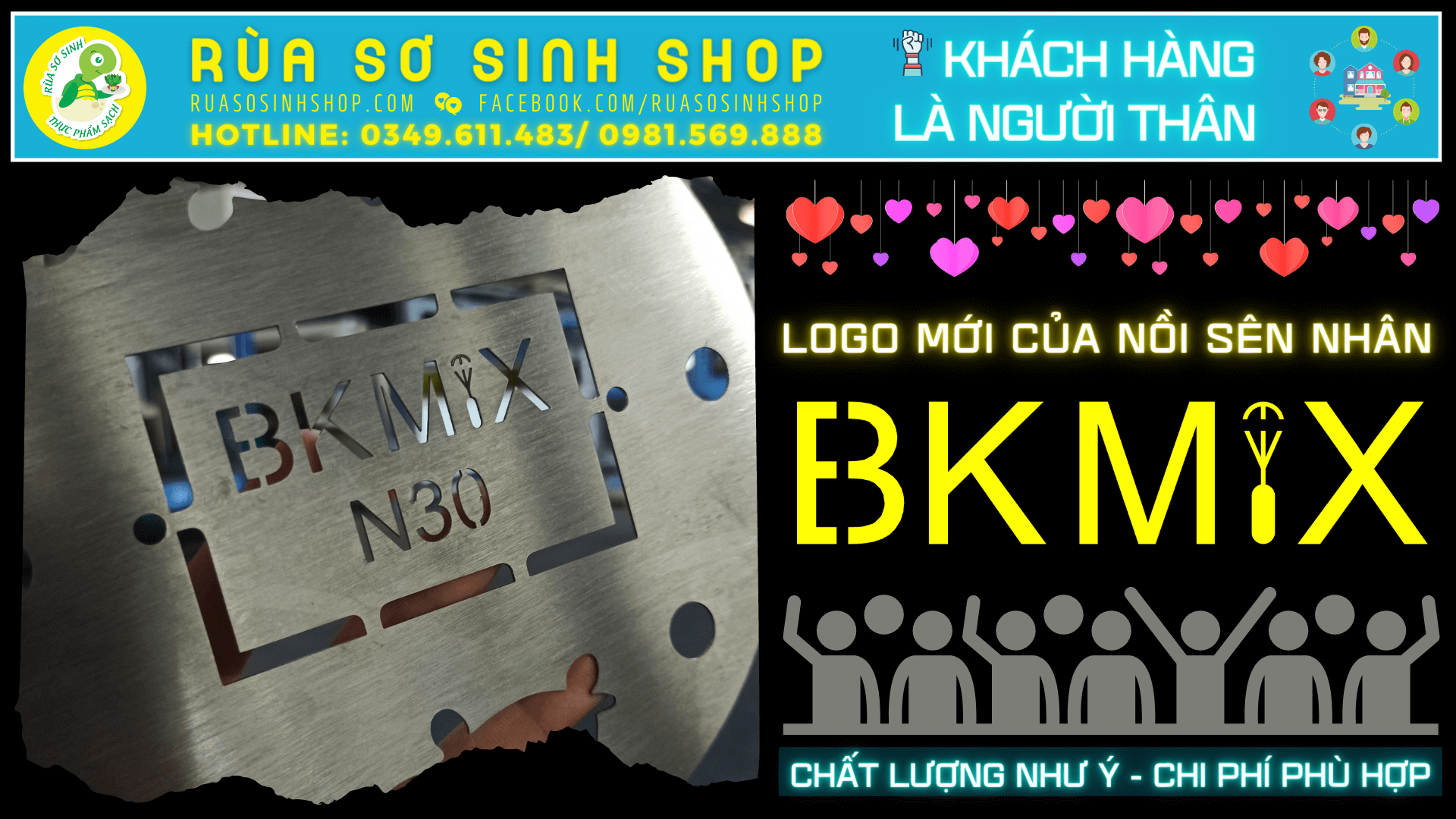 Logo mới của Nồi sên nhân BKMIX
