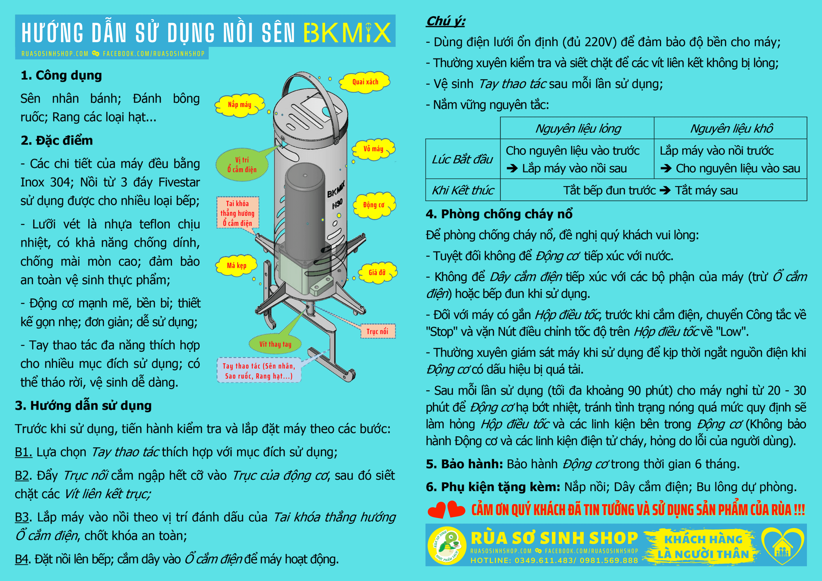 0. Huong dan su dung Noi sen nhan BKMIX 2021