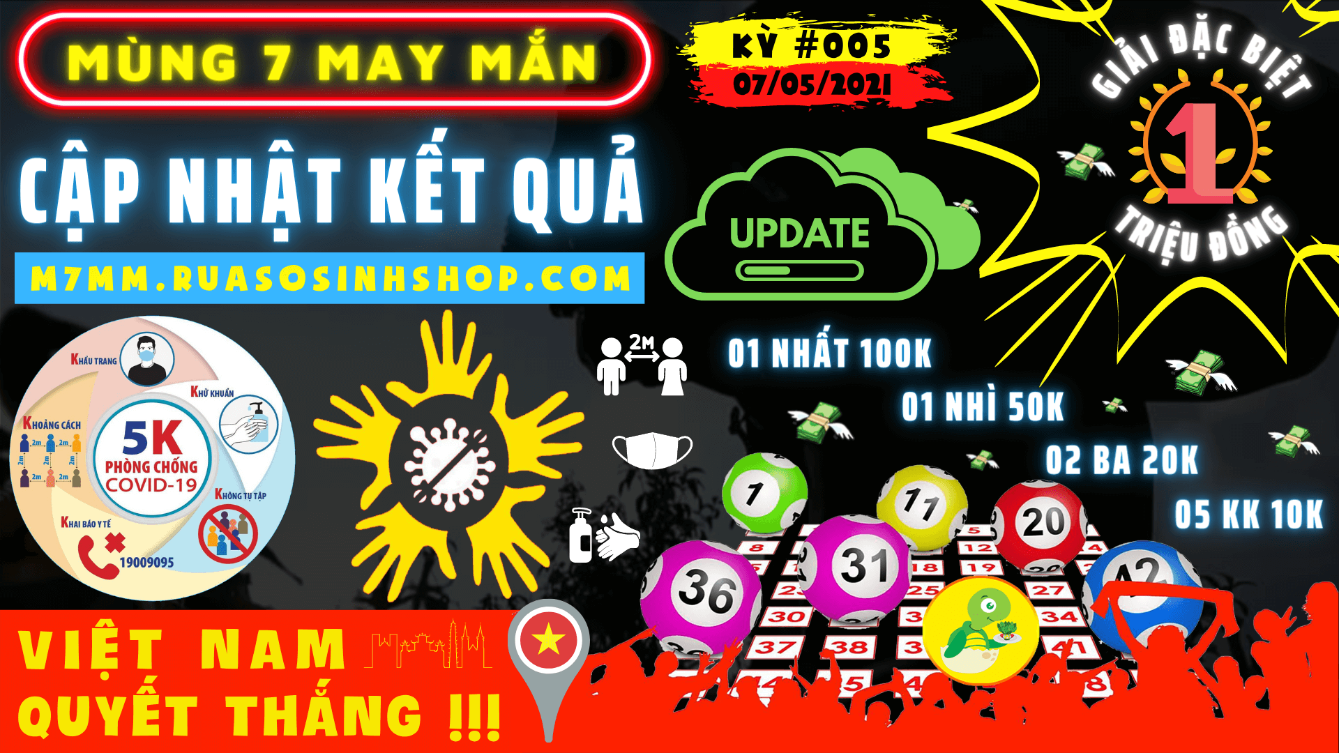 Cap nhat ket qua Mung 7 May Man ky 005 ruasosinhshop