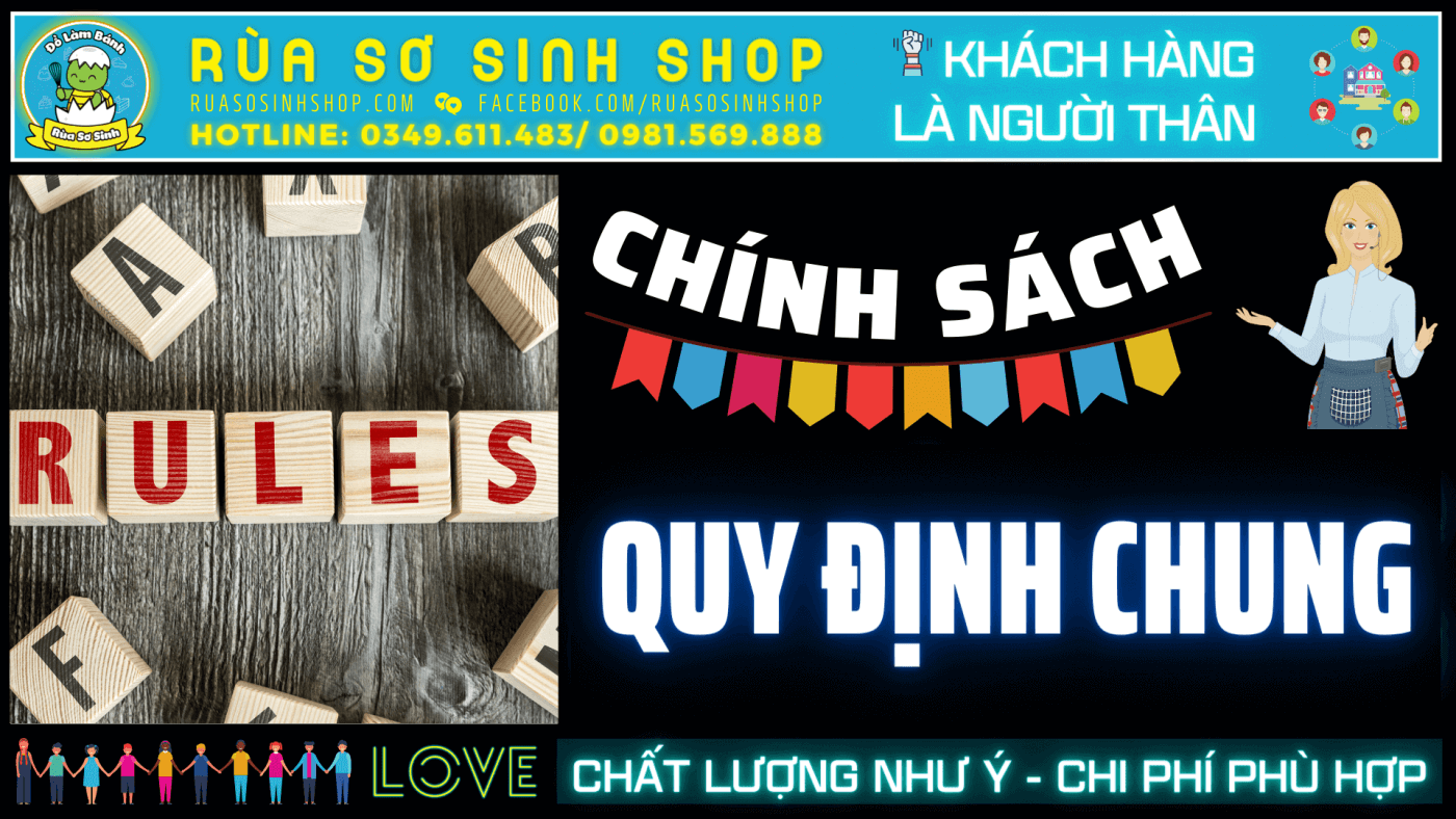 Huong dan ruasosinhshop Chinh sach Quy dinh chung