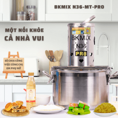 Nồi sên nhân BKMIX N36 một tốc độ PRO