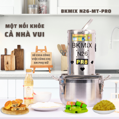 Nồi sên nhân BKMIX N26 một tốc độ PRO