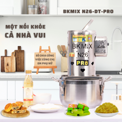 Nồi sên nhân BKMIX N26 điều tốc PRO