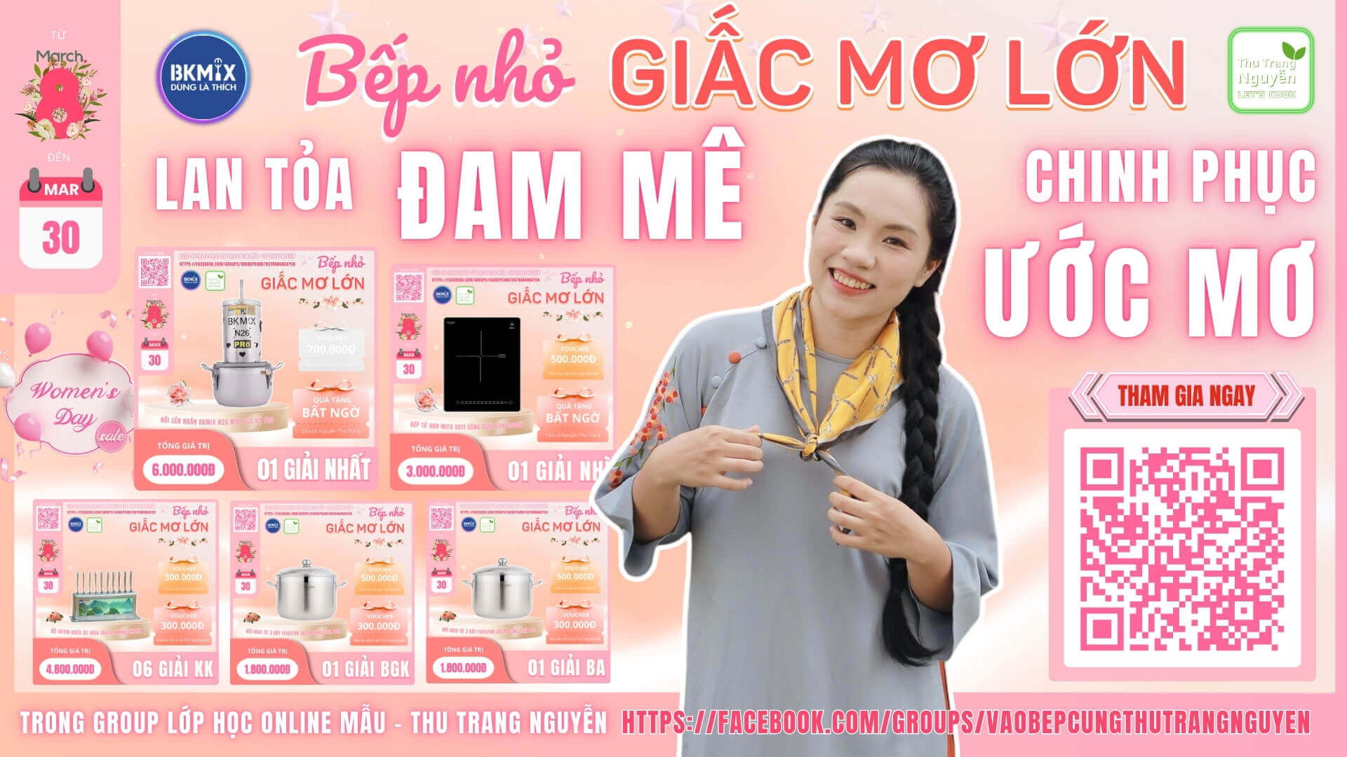 Cô Nguyễn Thu Trang & Hành Trình Thắp Lửa Bếp Nhỏ Cùng BKMIX