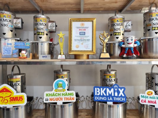 Sản phẩm và giải thưởng của BKMIX là kết tinh cho gần 10 năm sáng tạo vì căn bếp Việt